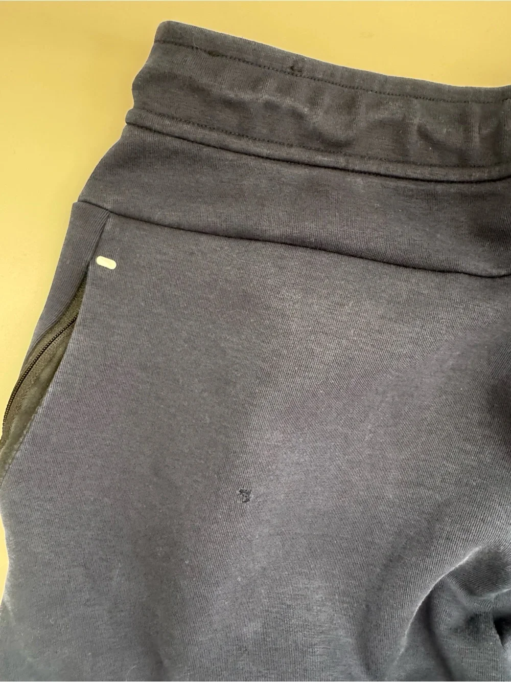 Nike Tech Fleece Jogger Pants Navy Blue Men’s Small Slim Tapered Zip Pockets